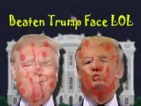 Beaten Trump Face LOL image